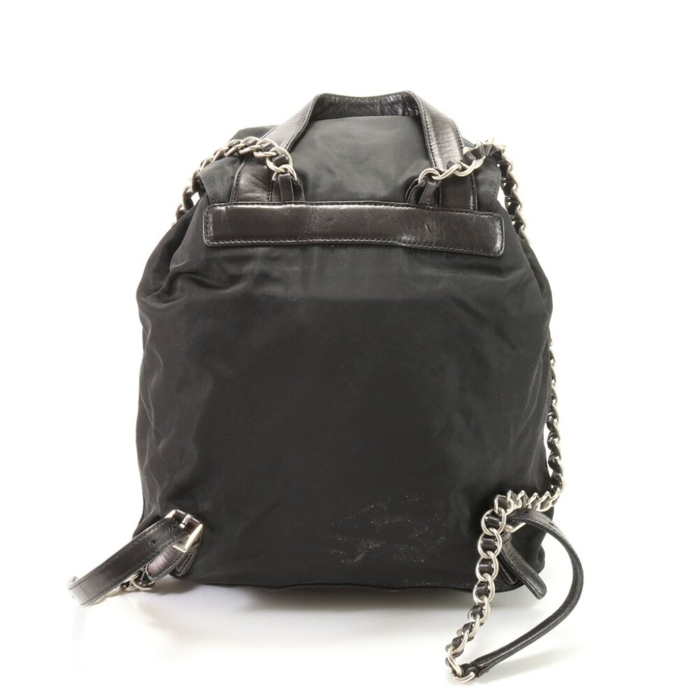 Prada Small Tessuto Backpack Bag with Chain B4821 - Picture 6 of 16